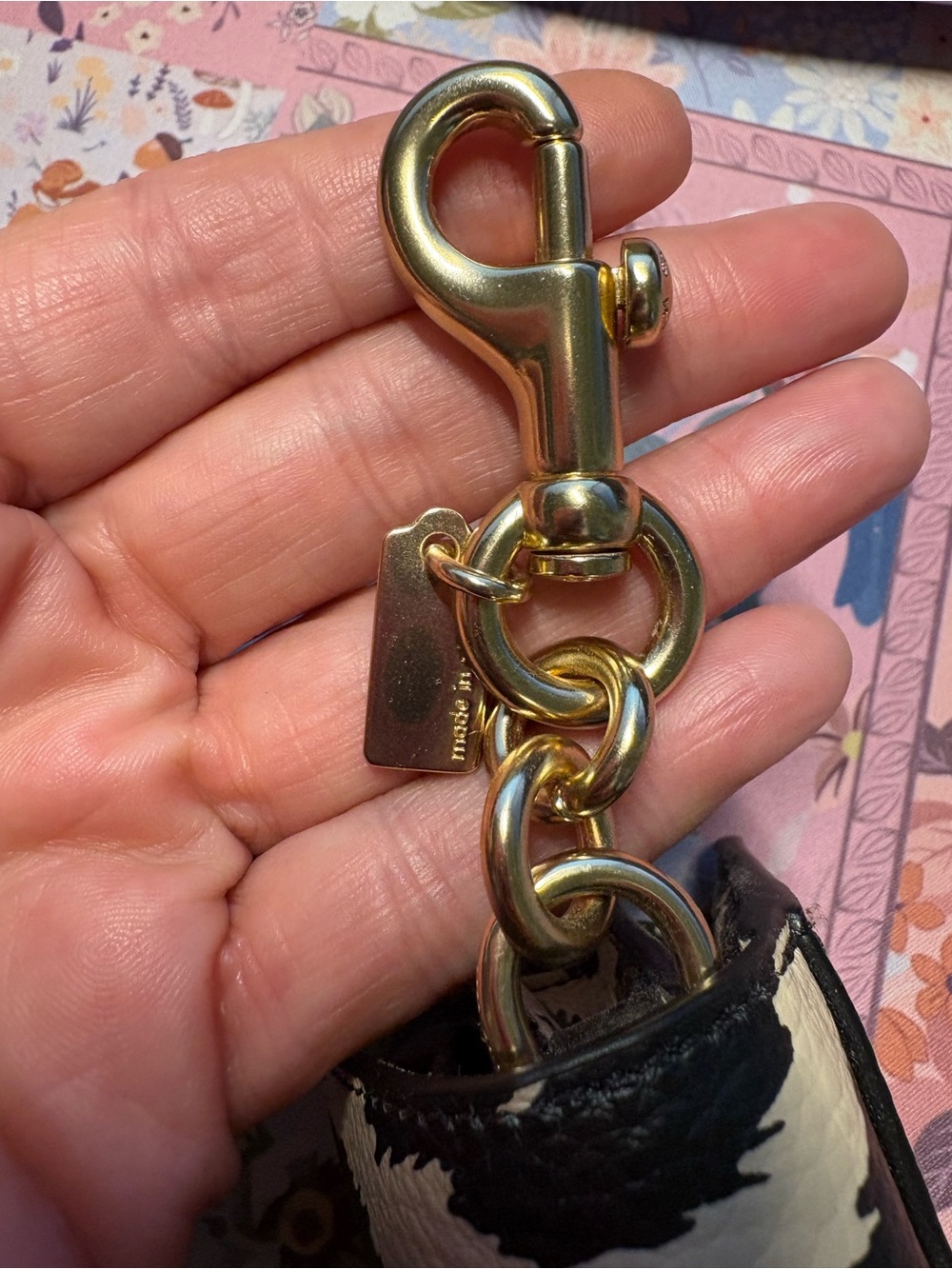Coach Leopard Print bag charm - Picture 9 of 10